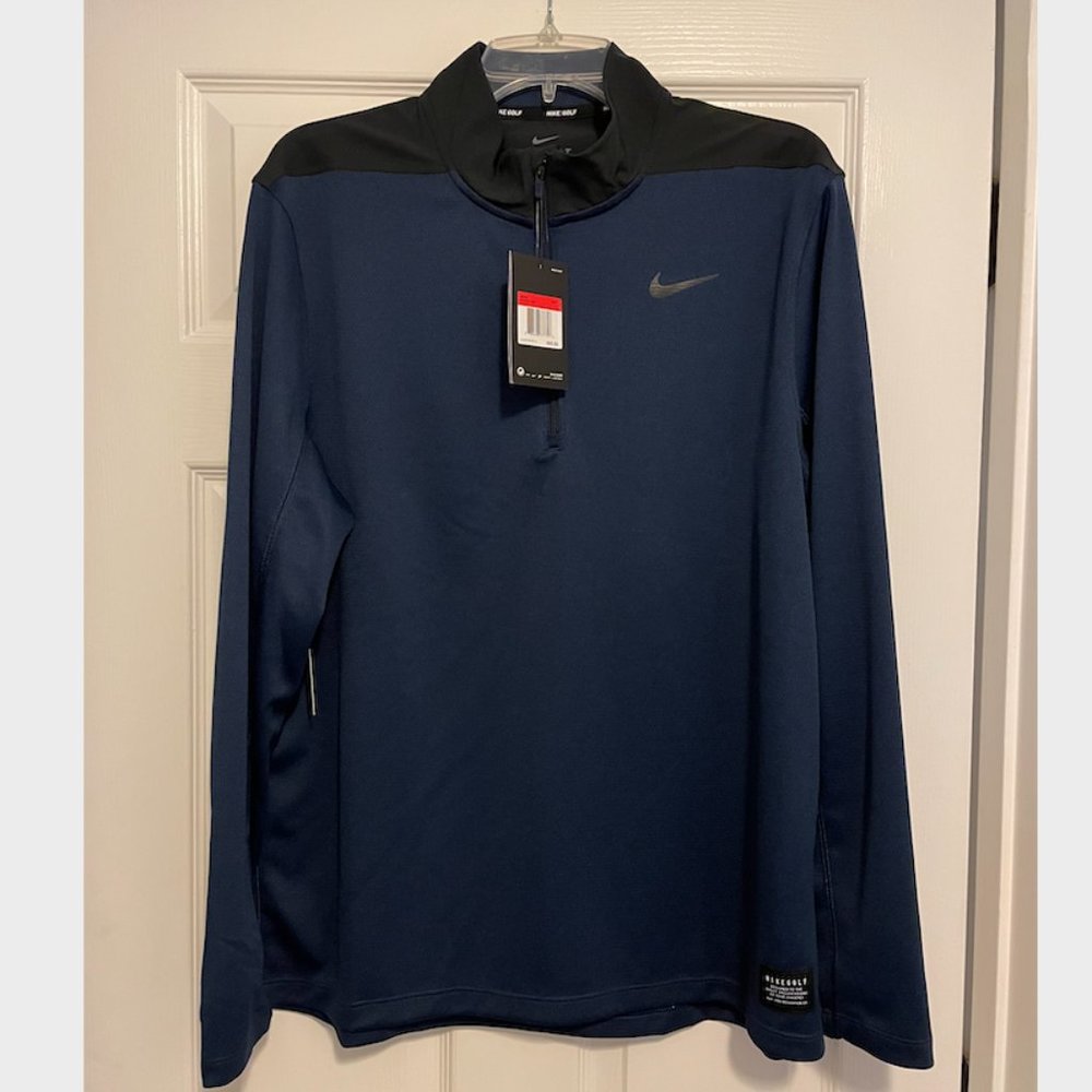 Men's Nike Golf 1/4 Zip - Navy Size Large